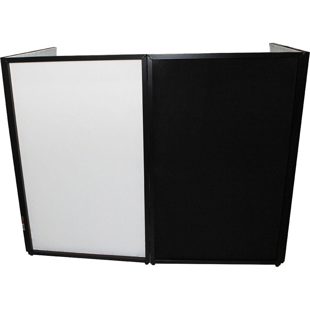 ProX DJ Facade - Aluminum 4-Panel Scrim Package with Bag and Black White Scrims