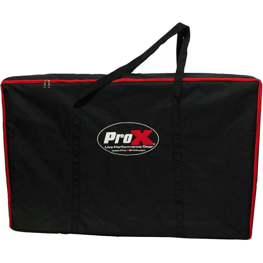 ProX DJ Facade - Aluminum 4-Panel Scrim Package with Bag and Black White Scrims