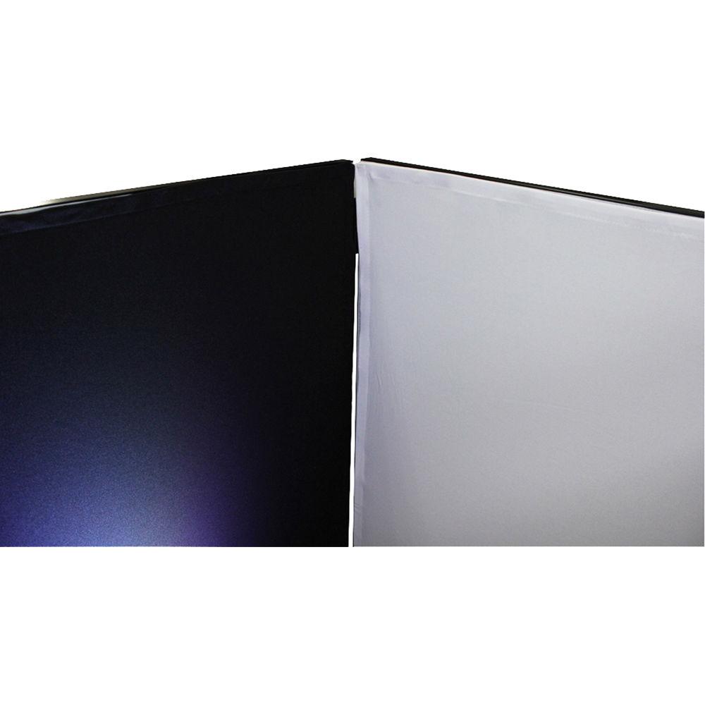 ProX DJ Facade - Aluminum 4-Panel Scrim Package with Bag and Black White Scrims