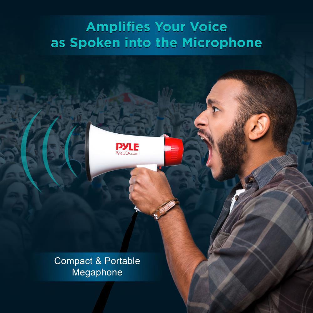 Pyle Pro PMP39VC 30W Megaphone with Siren and Voice-Changer