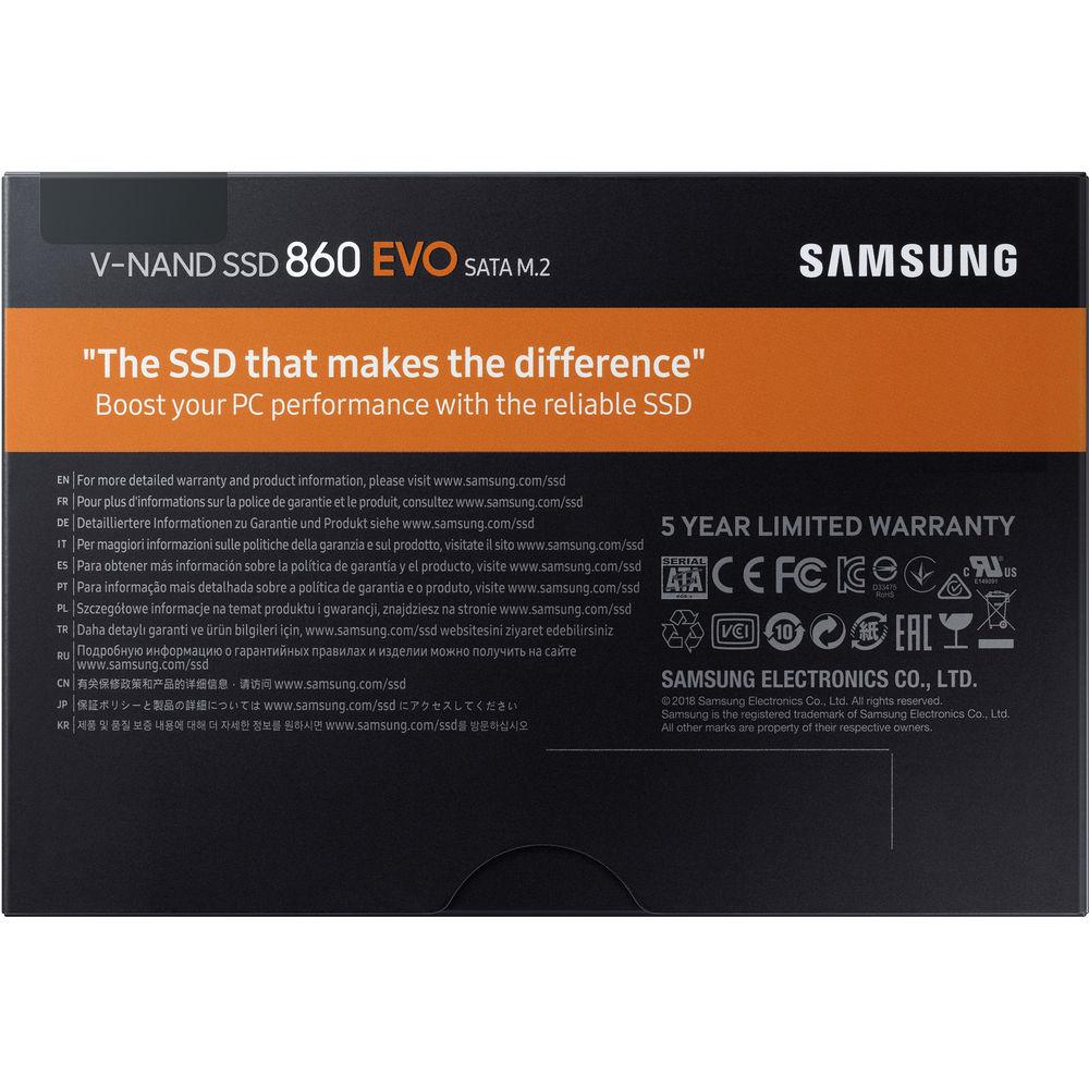 Samsung 2TB 860 EVO SATA III M.2 Internal SSD