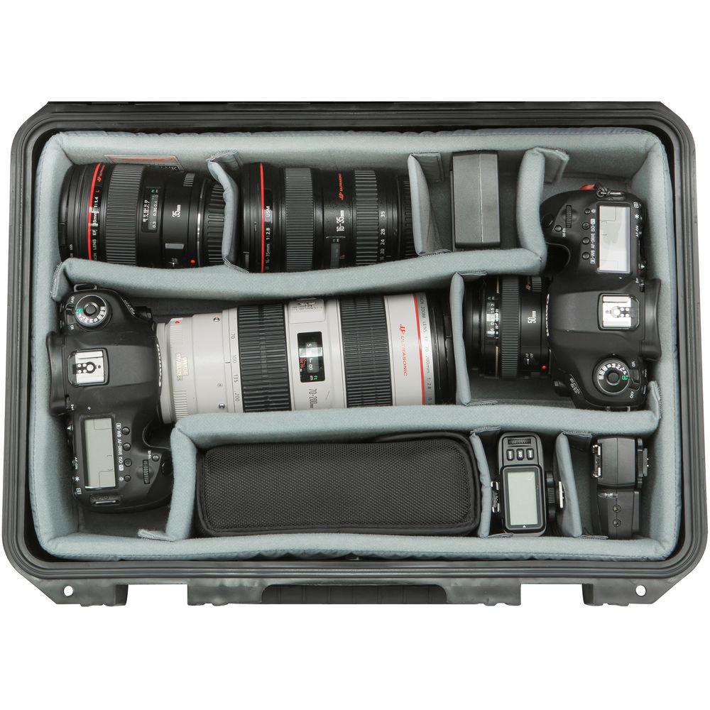 SKB iSeries 1711-6 Case with Think Tank Photo Dividers & Lid Foam