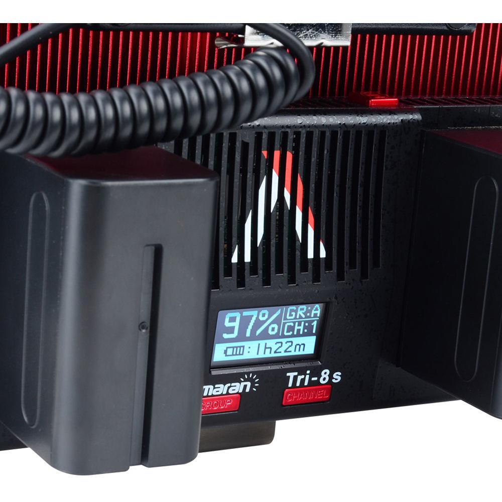 Aputure Amaran Tri-8s Spot Daylight LED Light with V-Mount Battery Plate