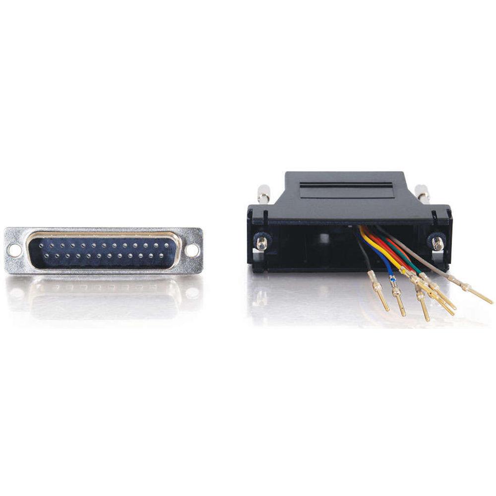 C2G RJ45 Female to DB25 Male Modular Adapter