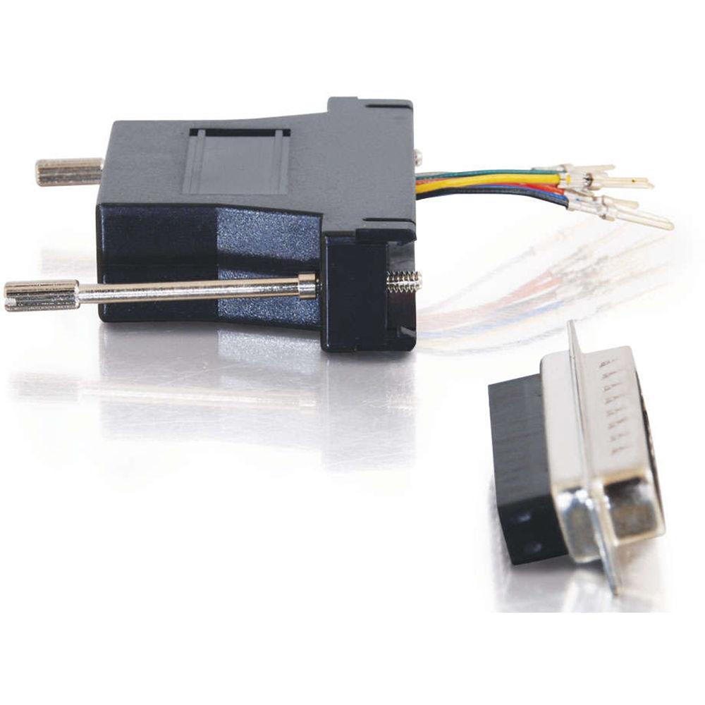 C2G RJ45 Female to DB25 Male Modular Adapter