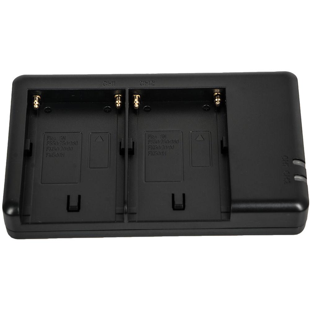 CAME-TV 2 x CA-F750 Batteries & FM50 USB Charger Kit