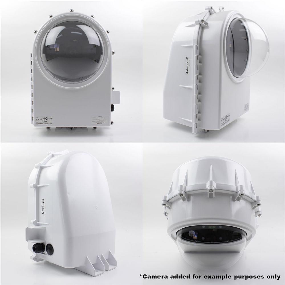 Dotworkz D2 IP68 Heater Blower Camera Enclosure with 60W High Power PoE