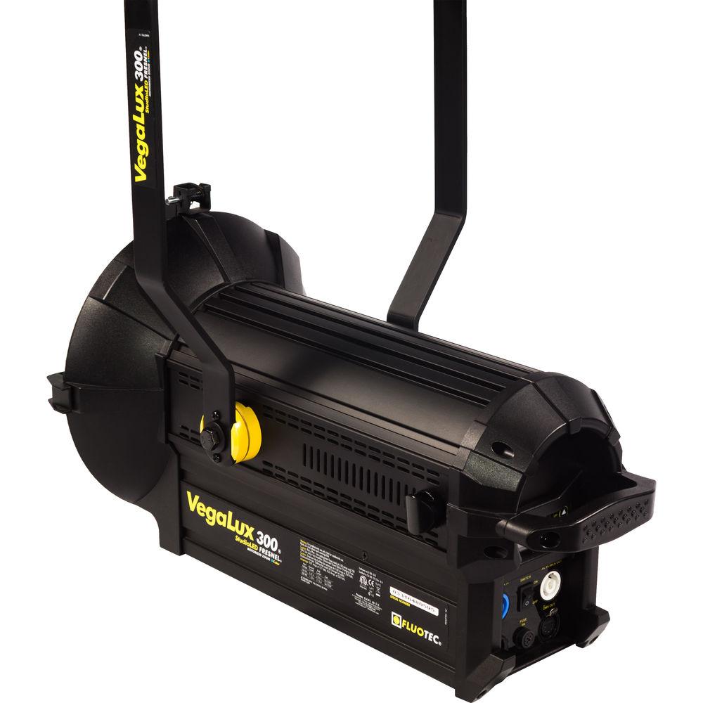 Fluotec VegaLux 300 Tunable 10" StudioLED Fresnel with Stand Mount Yoke