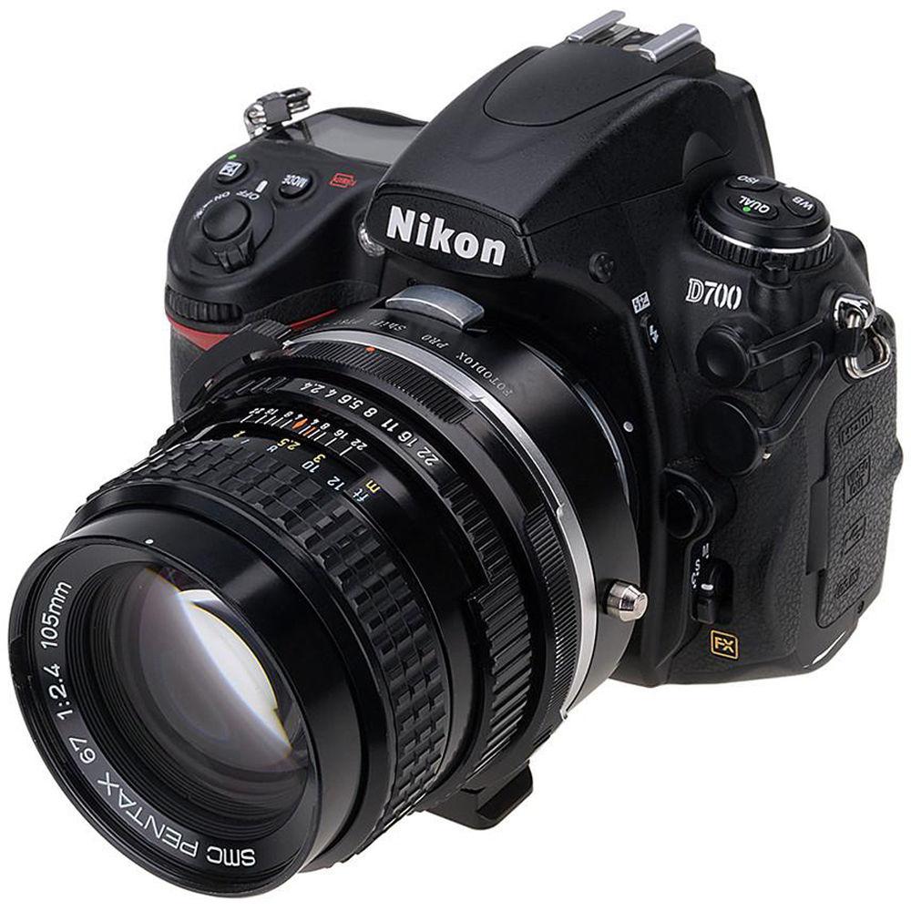 FotodioX Pro Shift Mount Adapter for Pentax 67 Lens to Nikon F-Mount Camera