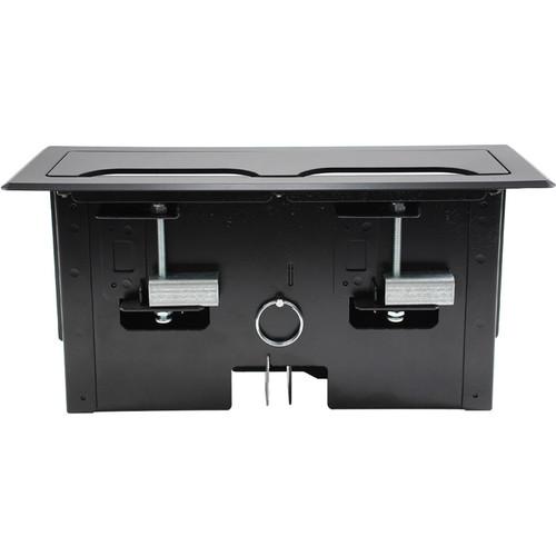 FSR Rectangular Table Box for 2 T6 Large Brackets Up to 8 TBRT Cable Retractors