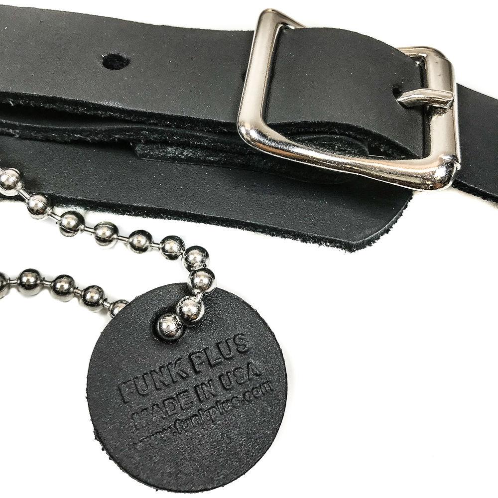 Funk Plus Double Grommet Genuine Premium Leather Guitar Strap with Buckle