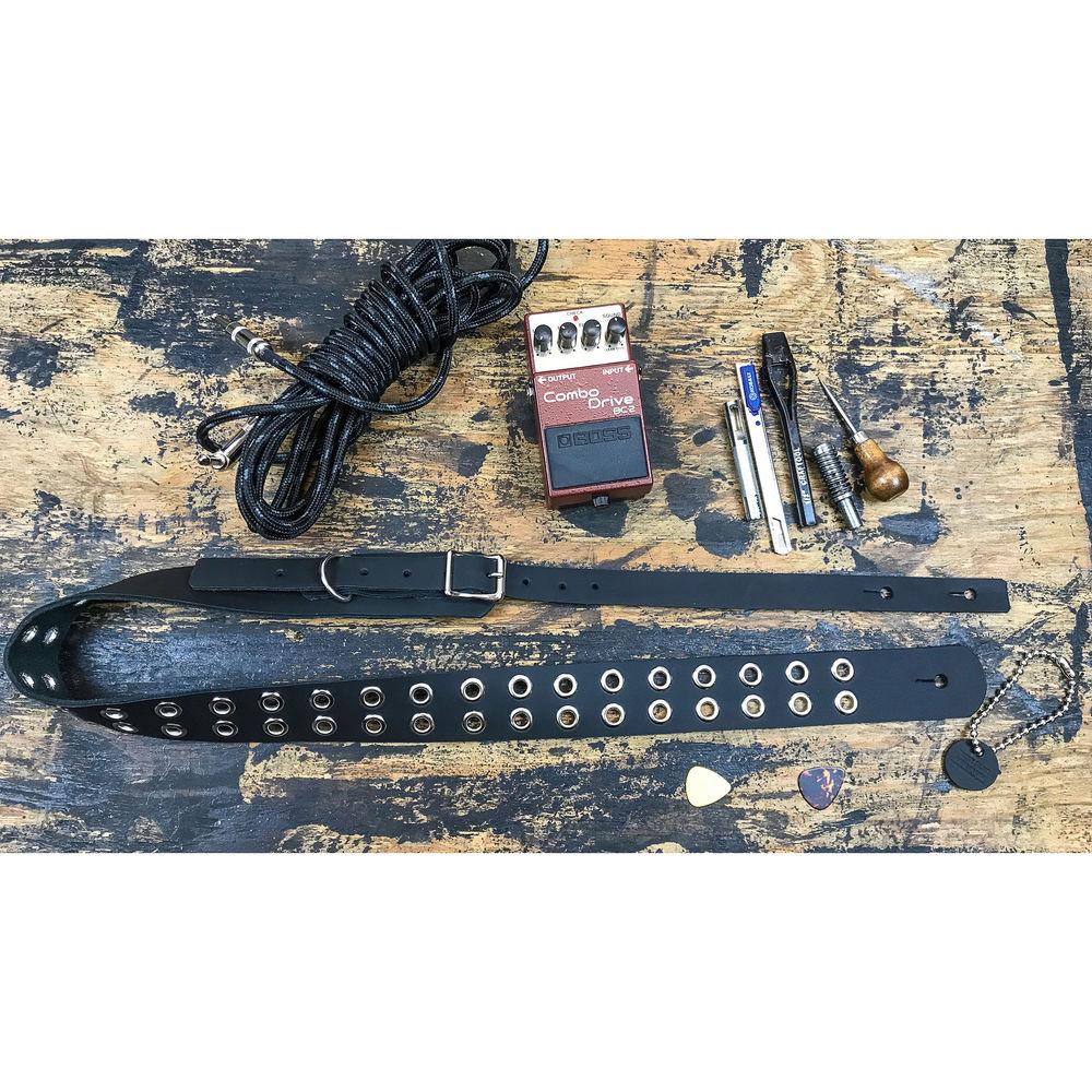 Funk Plus Double Hole Genuine Premium Leather Intrinsic Guitar Strap