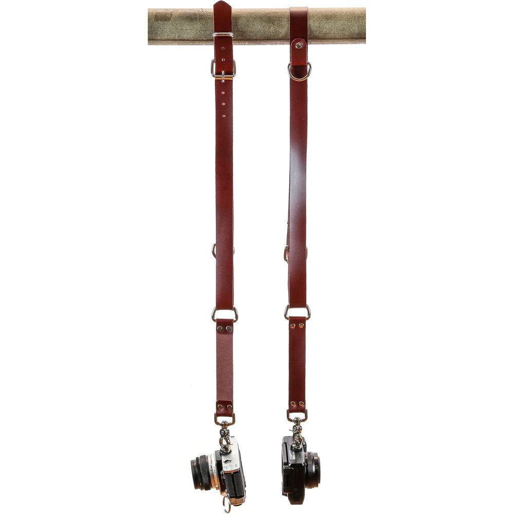 Funk Plus Latigo Leather Snap Back Harness with 1.25" Wide Straps and D-Rings