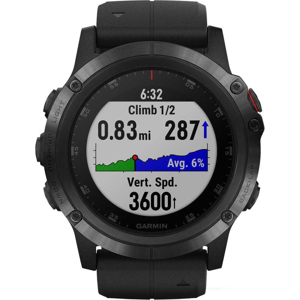 Garmin fenix 5X Plus Sapphire Edition Multi-Sport Training GPS Watch