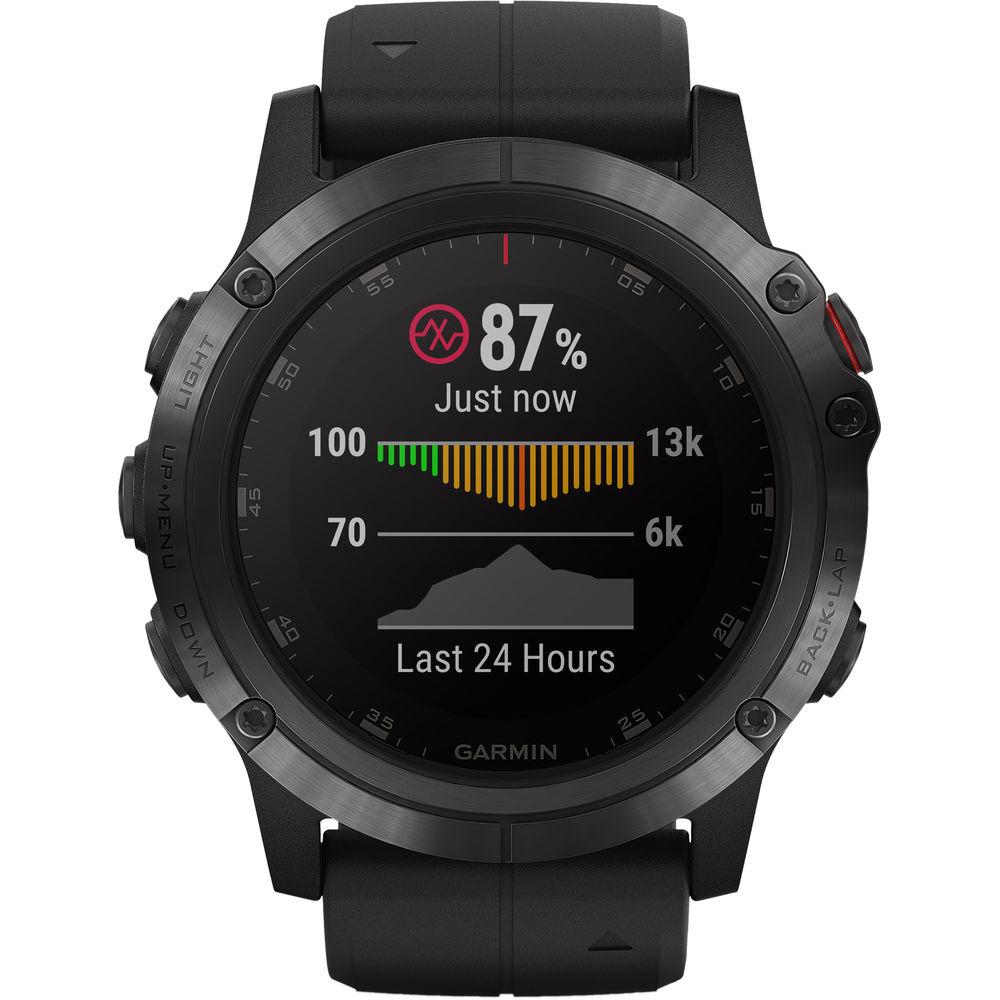 Garmin fenix 5X Plus Sapphire Edition Multi-Sport Training GPS Watch