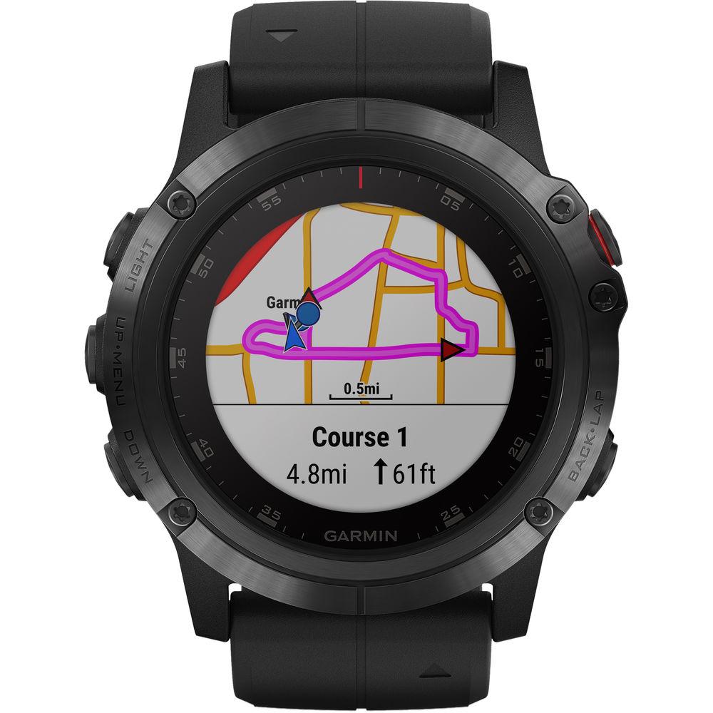 Garmin fenix 5X Plus Sapphire Edition Multi-Sport Training GPS Watch