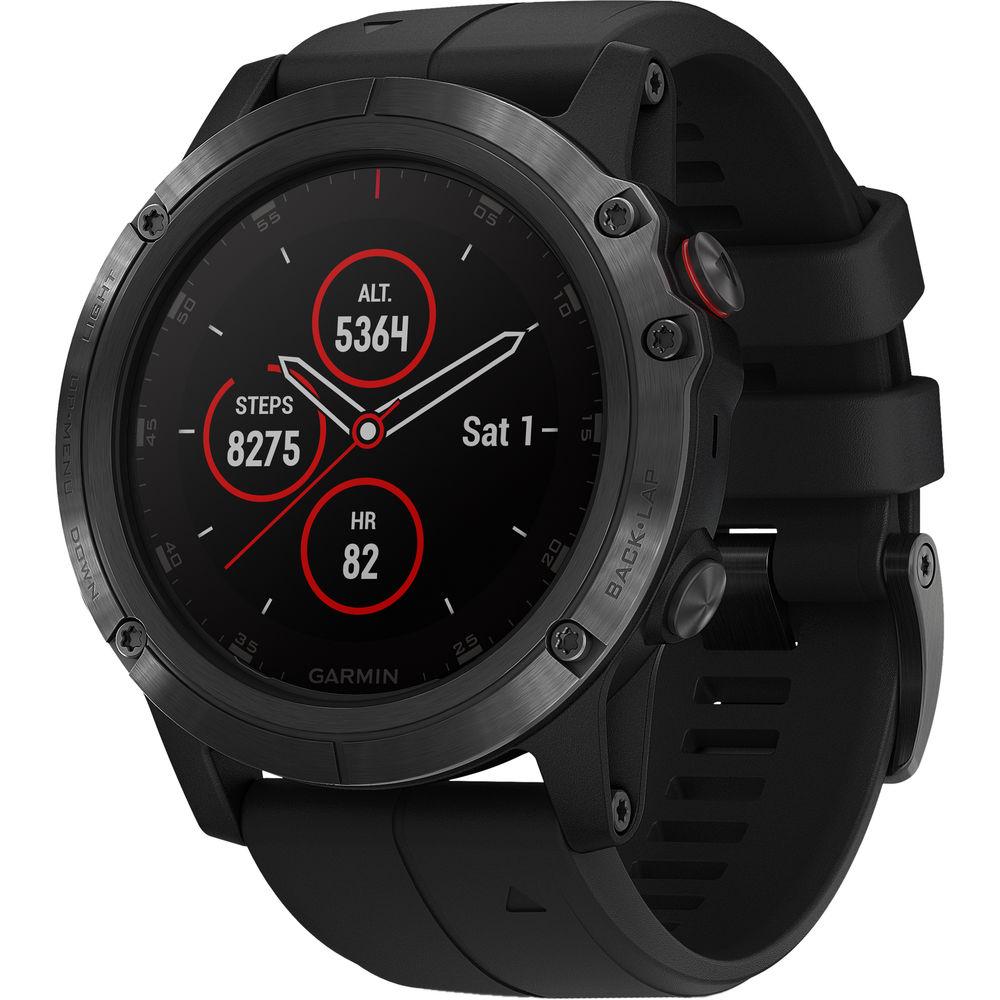 Garmin fenix 5X Plus Sapphire Edition Multi-Sport Training GPS Watch