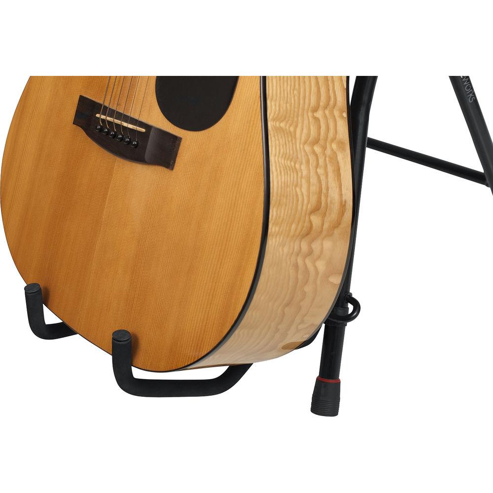 Gator Cases Frameworks Guitar Performance Seat & Single-Guitar Stand Combo