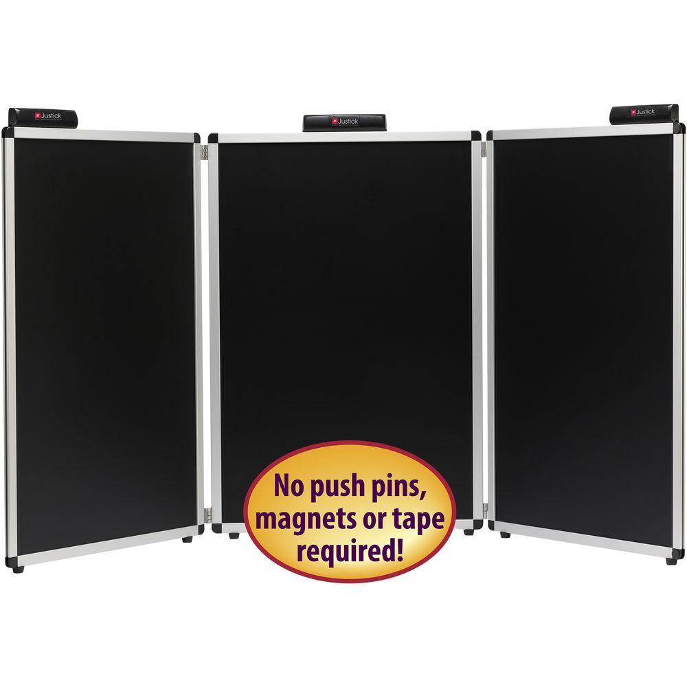 Justick 3-Panel Table Top Display