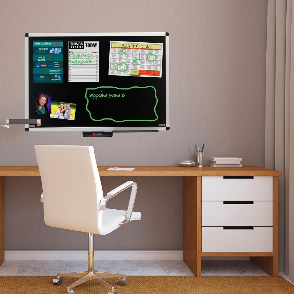 Justick Overlay Premium Frame Dry Erase Board