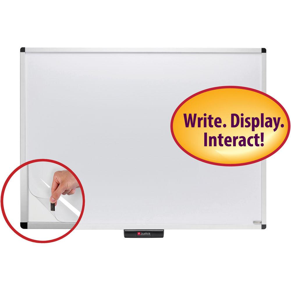 Justick Overlay Premium Frame Dry Erase Board