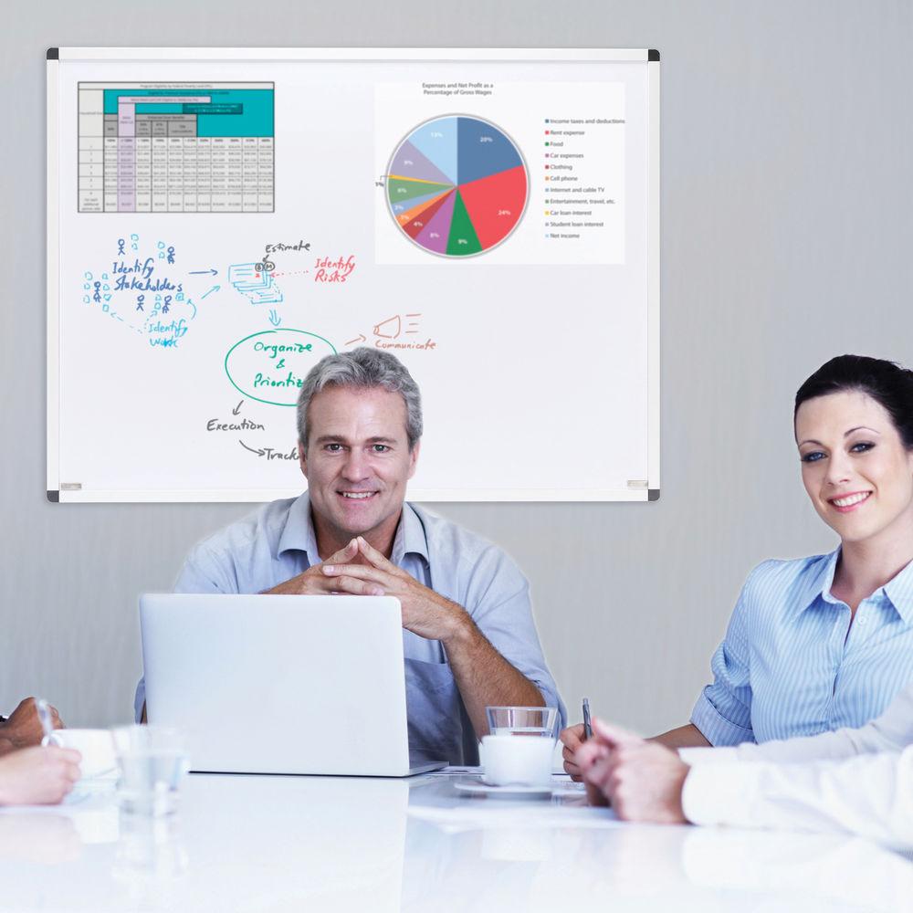 Justick Overlay Premium Frame Dry Erase Board