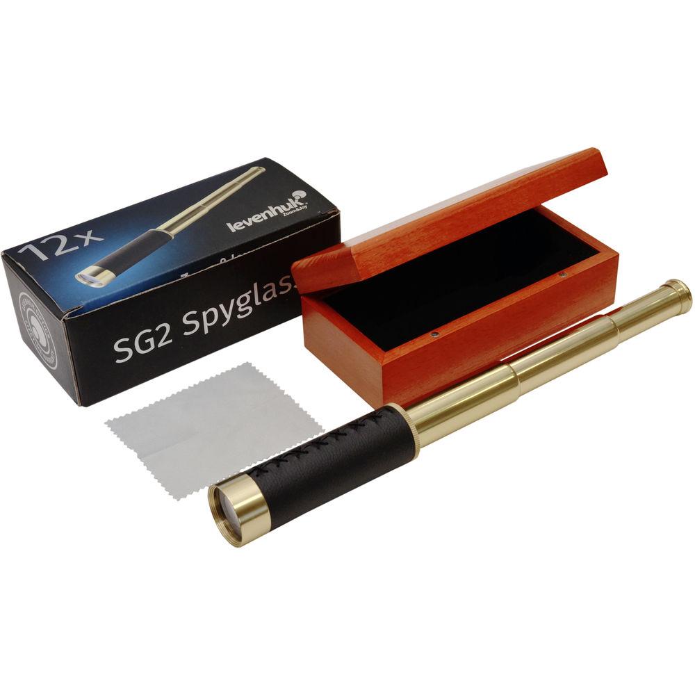 Levenhuk 12x30 SG2 Telescoping Brass Spyglass