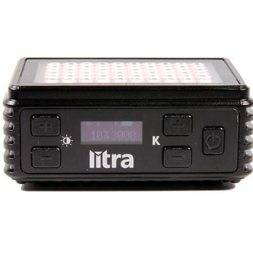 LITRA LitraPro Bi-Color On-Camera Light with Dome Diffuser, Shoe Mount & USB Cable