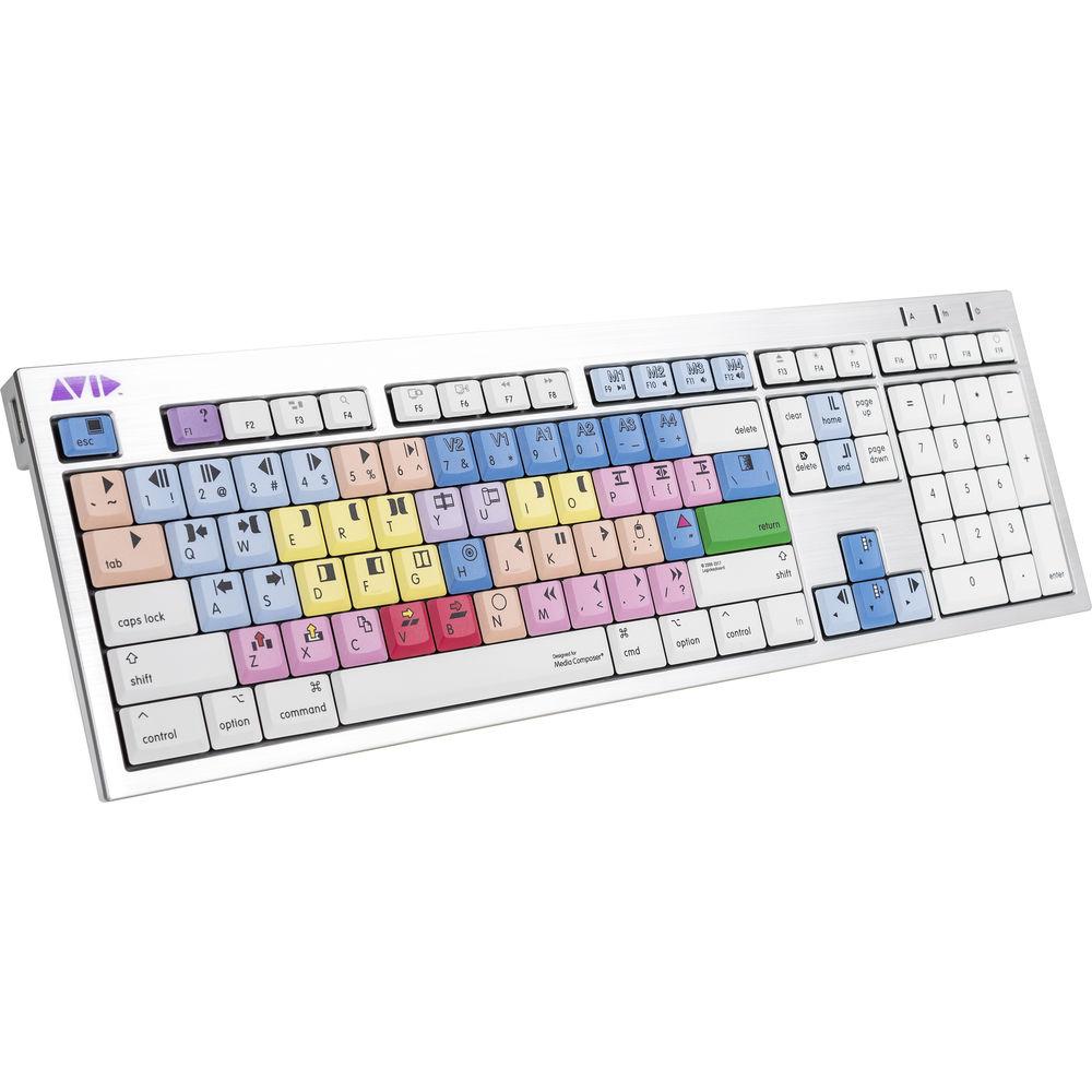 LogicKeyboard ALBA Mac Avid Media Composer Keyboard