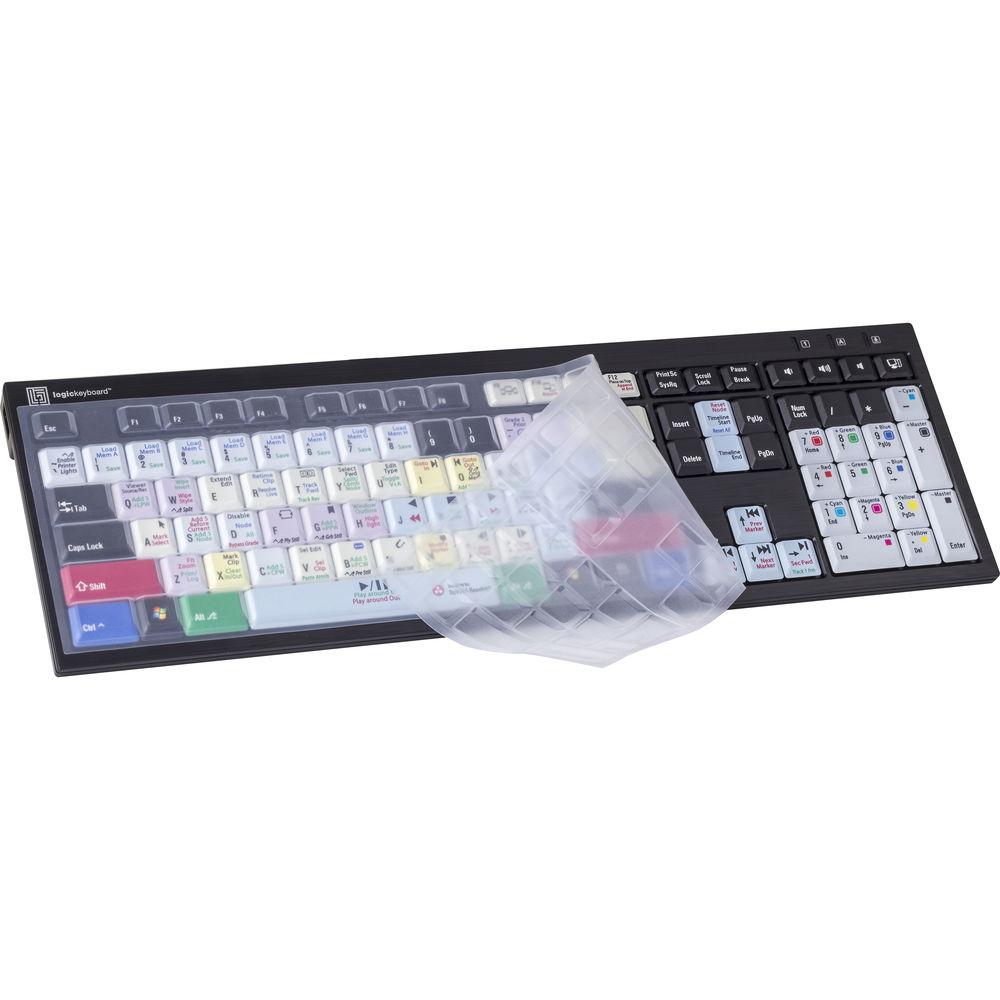 LogicKeyboard Clear Silicone Cover for PC Slim Line Nero PC Slim Line Keyboard
