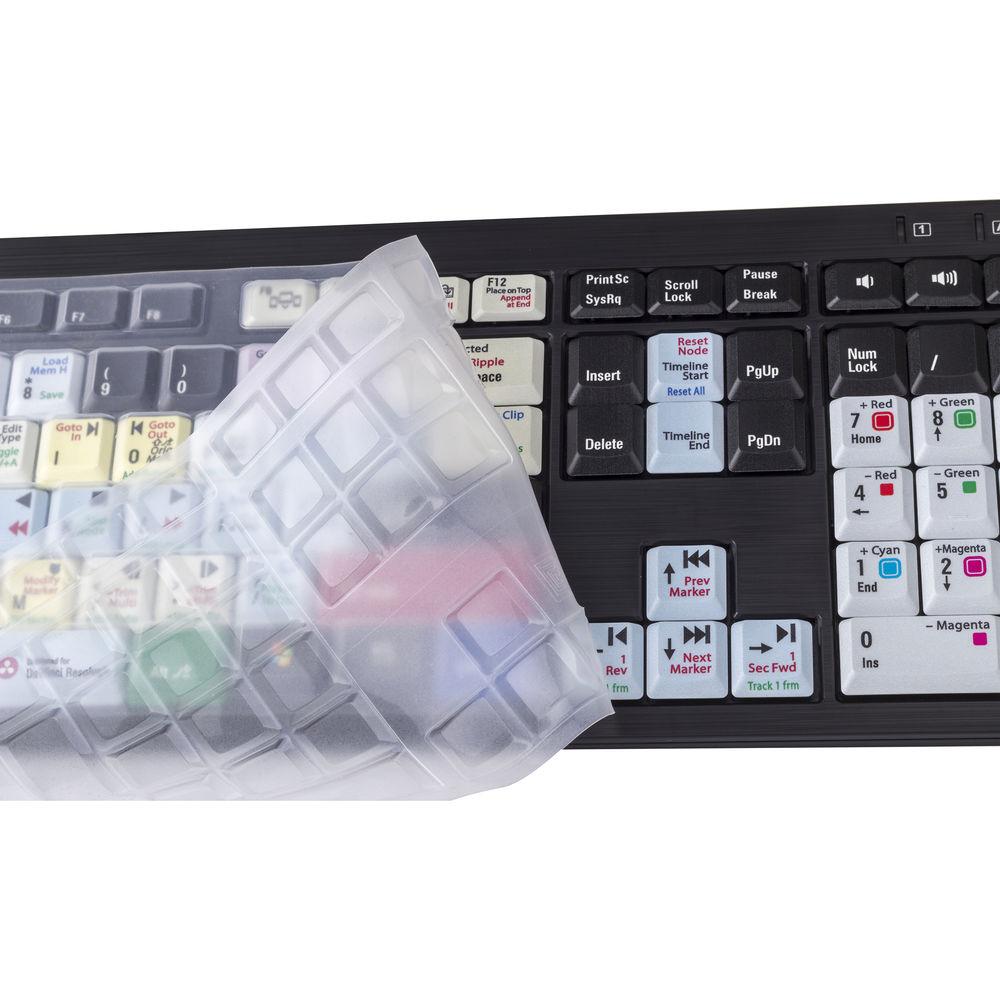 LogicKeyboard Clear Silicone Cover for PC Slim Line Nero PC Slim Line Keyboard