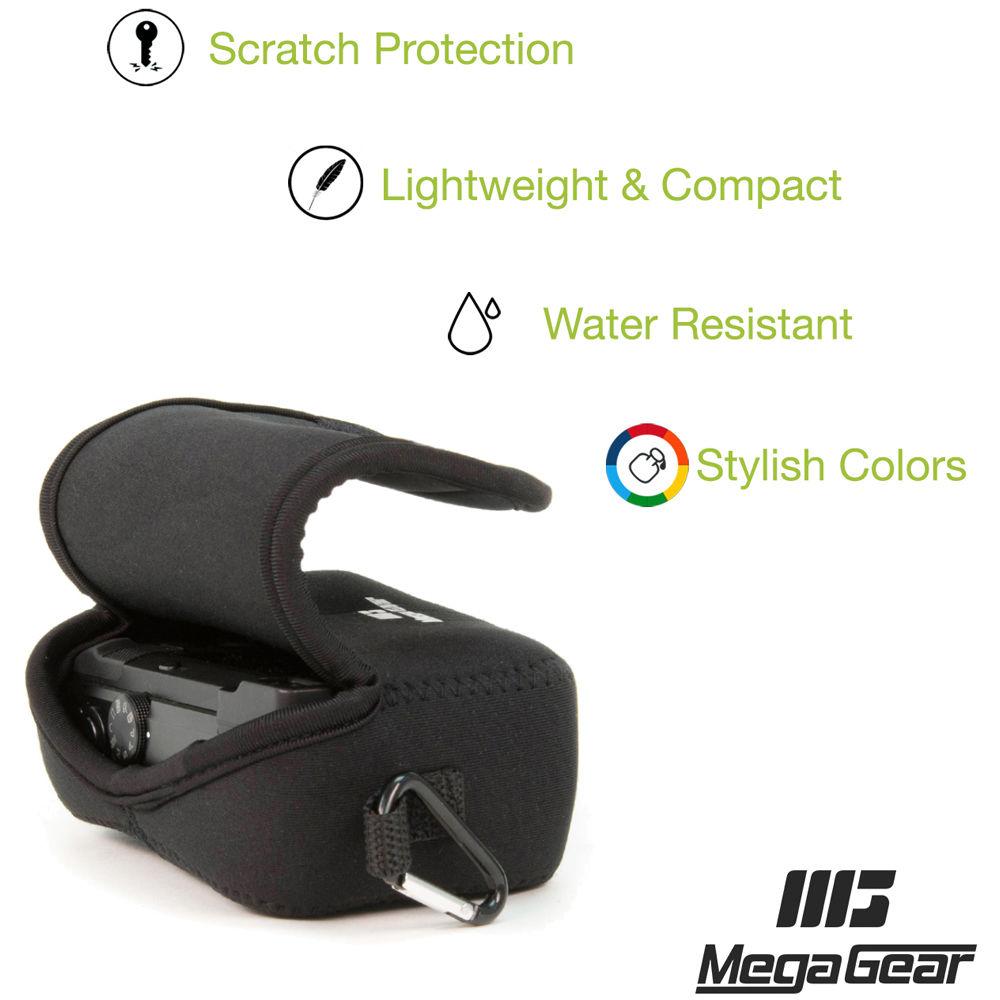 MegaGear Ultra-Light Neoprene Camera Case with Carabiner for Nikon COOLPIX A900