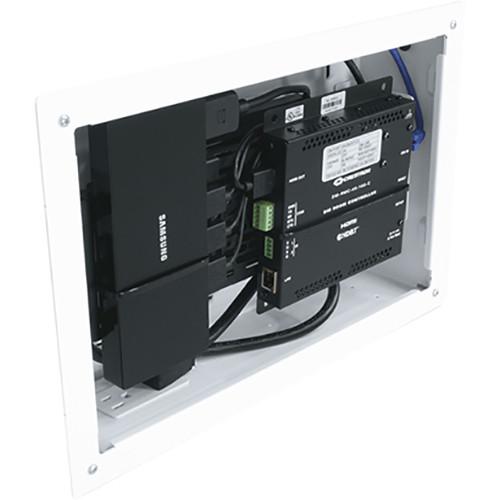 Middle Atlantic 9 x 14" Proximity Series In-Wall Box with One Lever Lock 4" Mounting Plate for Storing AV System Components
