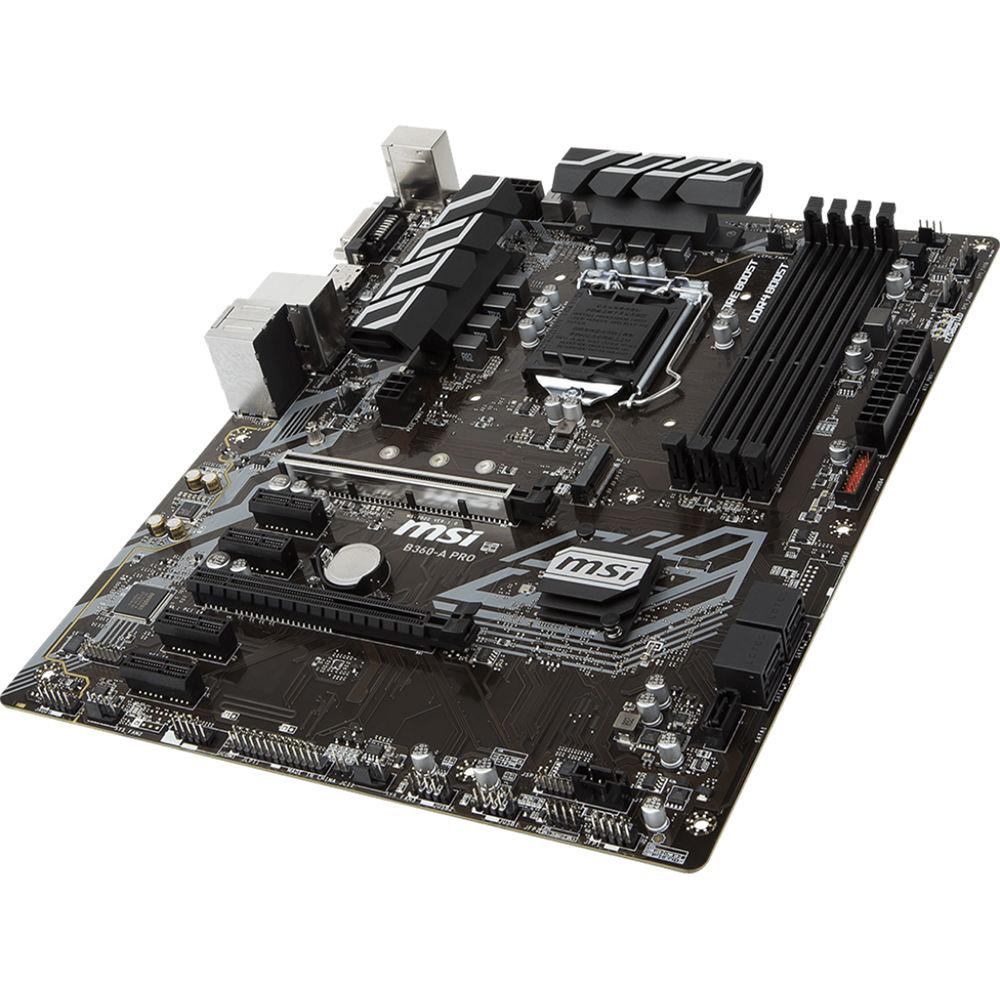 MSI B360-A Pro LGA 1151 ATX Motherboard