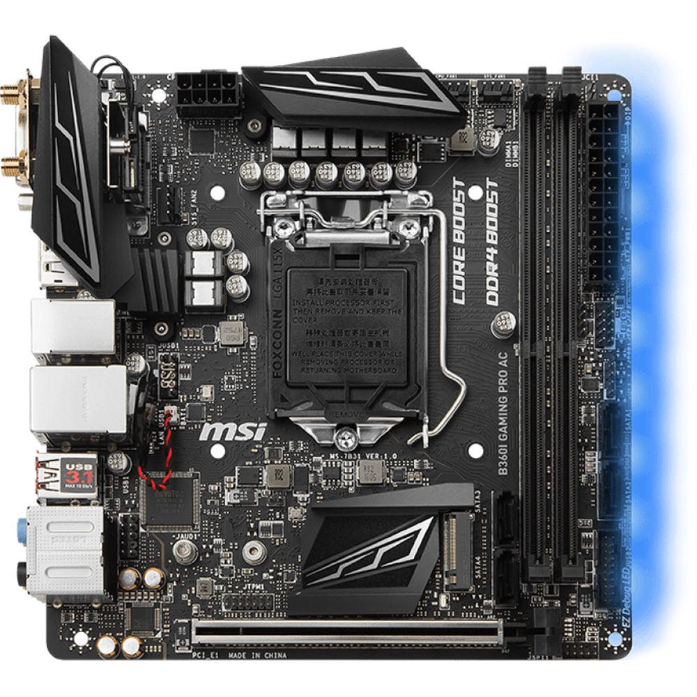 MSI B360I Gaming Pro AC Motherboard