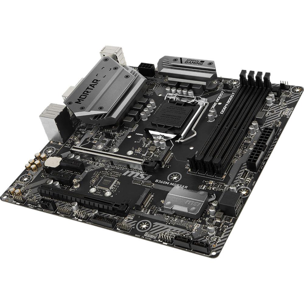 MSI B360M Mortar LGA 1151 Micro-ATX Motherboard