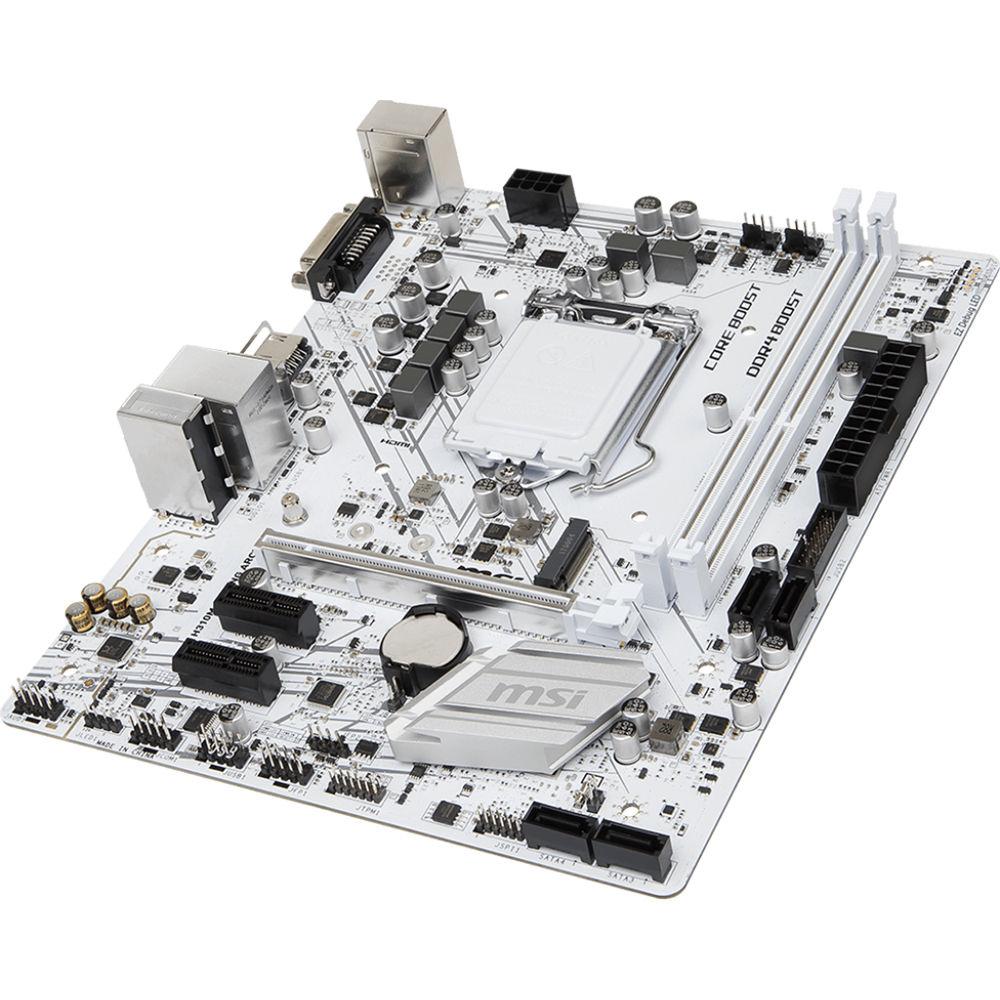 MSI H310M Gaming Arctic LGA 1151 Micro-ATX Motherboard