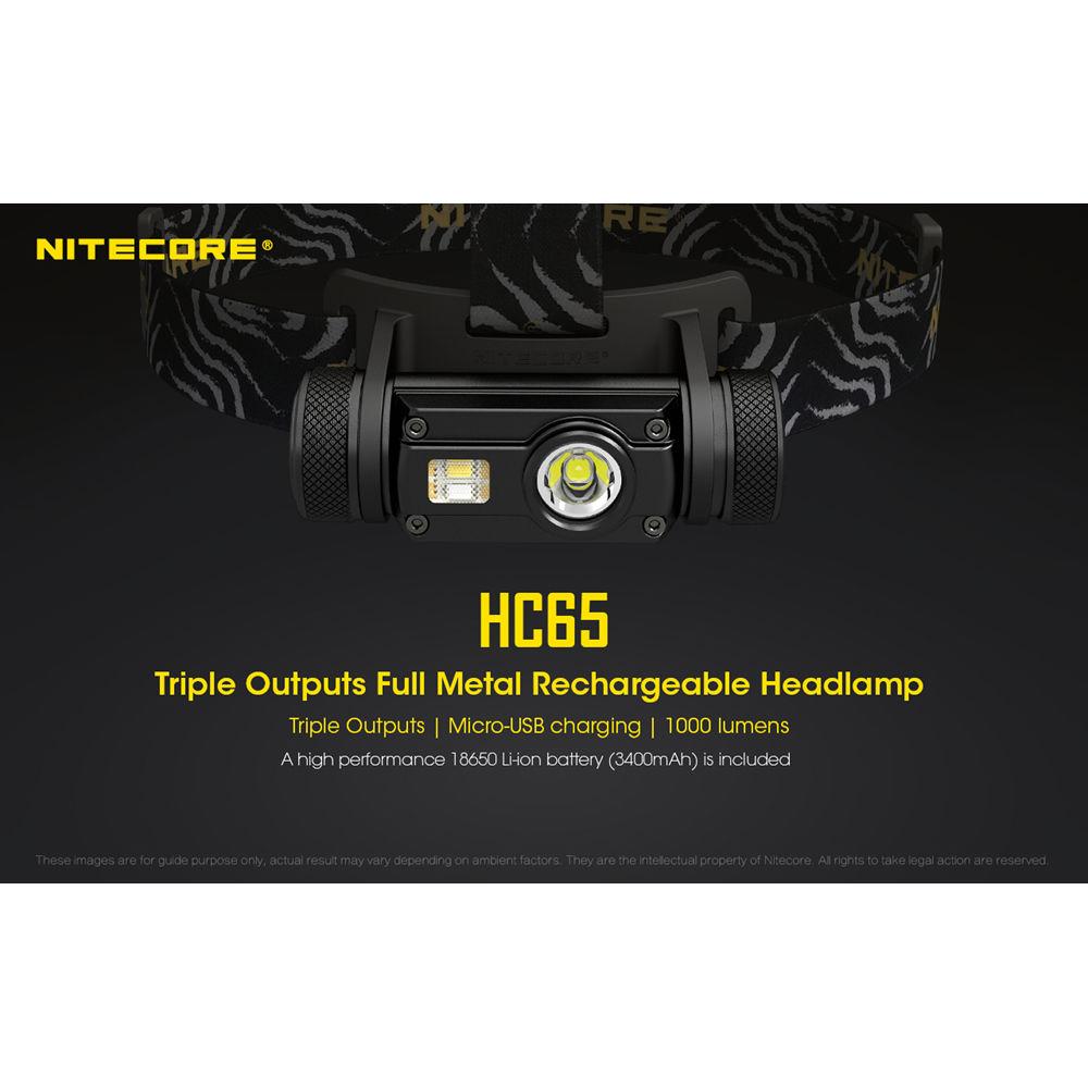 Nitecore HC65 USB Rechargeable LED Headlamp
