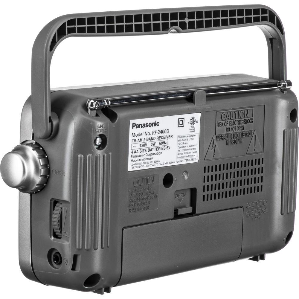 Panasonic RF-2400D Portable FM AM Radio with AFC Tuner, Panasonic, RF-2400D, Portable, FM, AM, Radio, with, AFC, Tuner