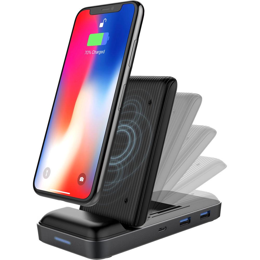 Sanho HyperDrive Wireless Charger 8-in-1 USB Type-C Hub