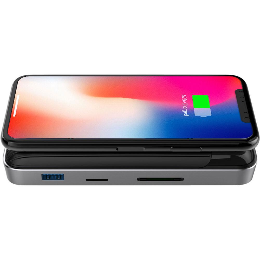 Sanho HyperDrive Wireless Charger 8-in-1 USB Type-C Hub