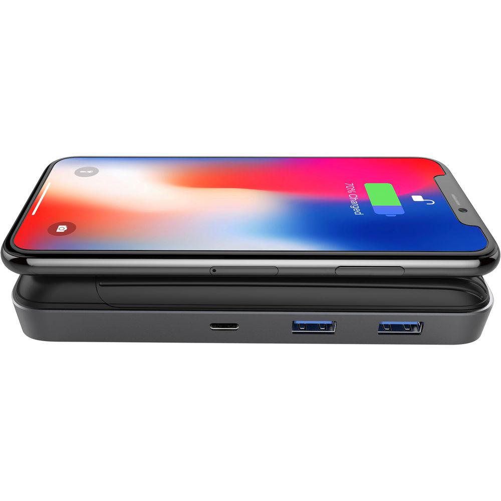 Sanho HyperDrive Wireless Charger 8-in-1 USB Type-C Hub