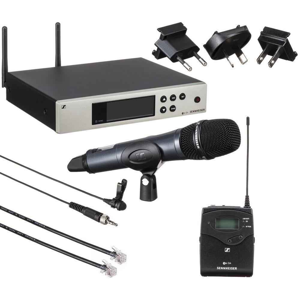 Sennheiser ew 100 G4 Combo ME2-II Lavalier and e835 Handheld Wireless Combo Kit G: