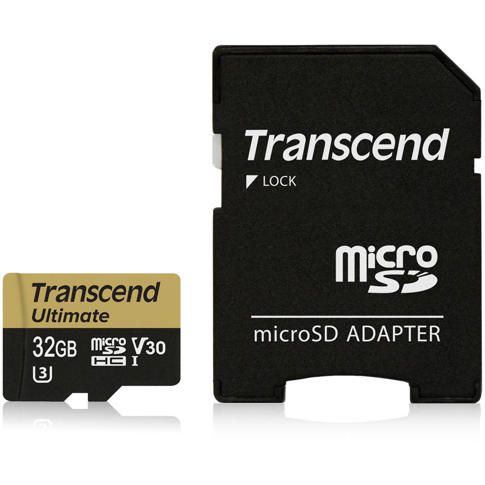 Transcend 32GB Ultimate UHS-I microSDHC Memory Card