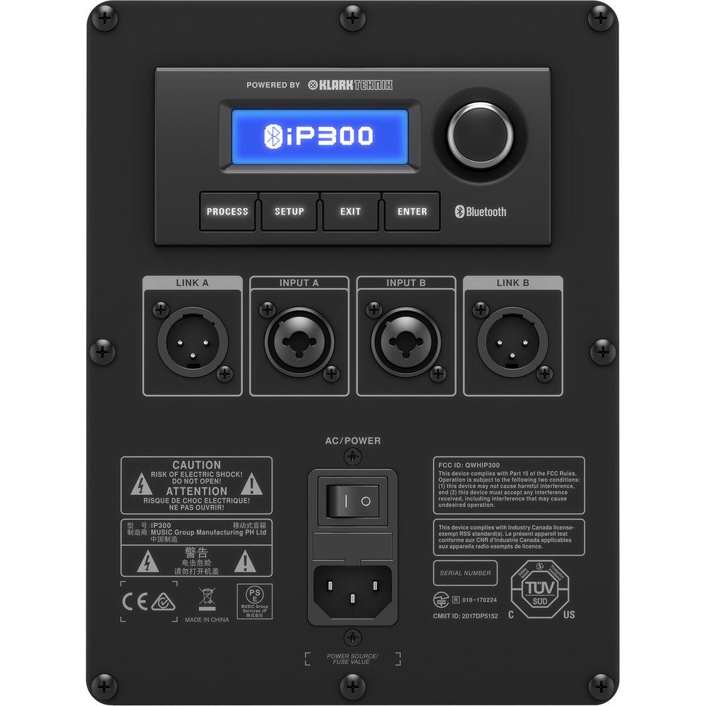 Turbosound iNSPIRE iP300 - 600W Powered Column Loudspeaker with iOS Control & Bluetooth