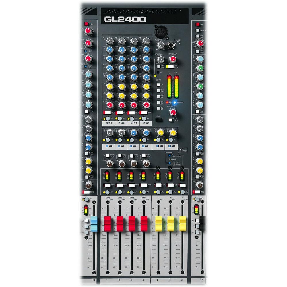 Allen & Heath GL2400-16 16-Input, 4-Buss Live Sound Reinforcement Analog Mixing Console