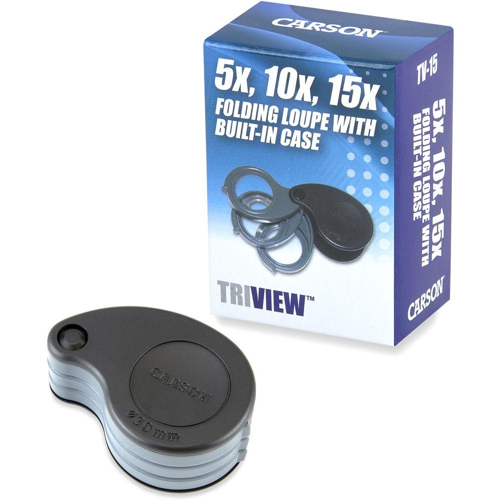 Carson TV-15 5-15x TriView Industrial Magnifier