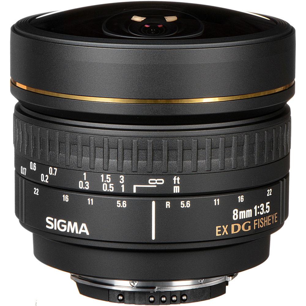 Sigma 8mm f 3.5 EX DG Circular Fisheye Lens for Nikon F