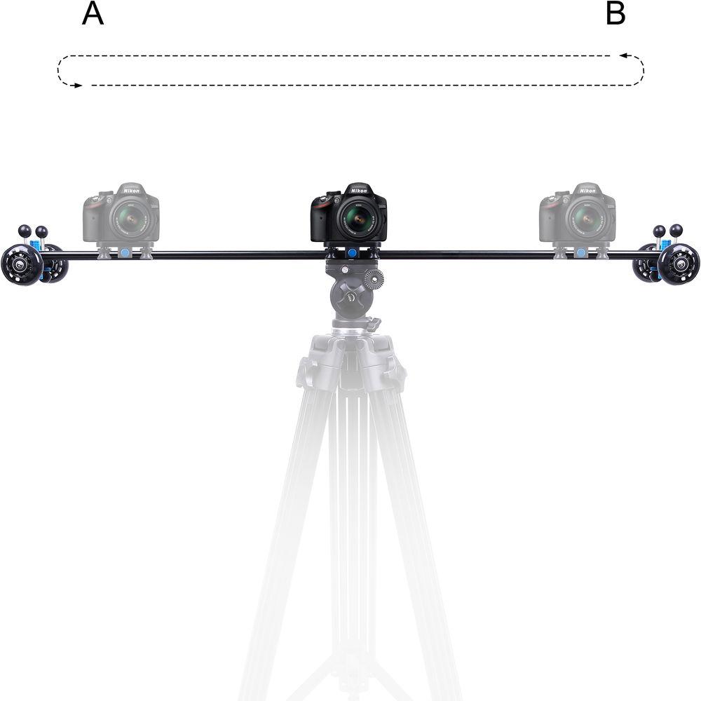 A&J PRO Moving Dolly Track Camera Slider