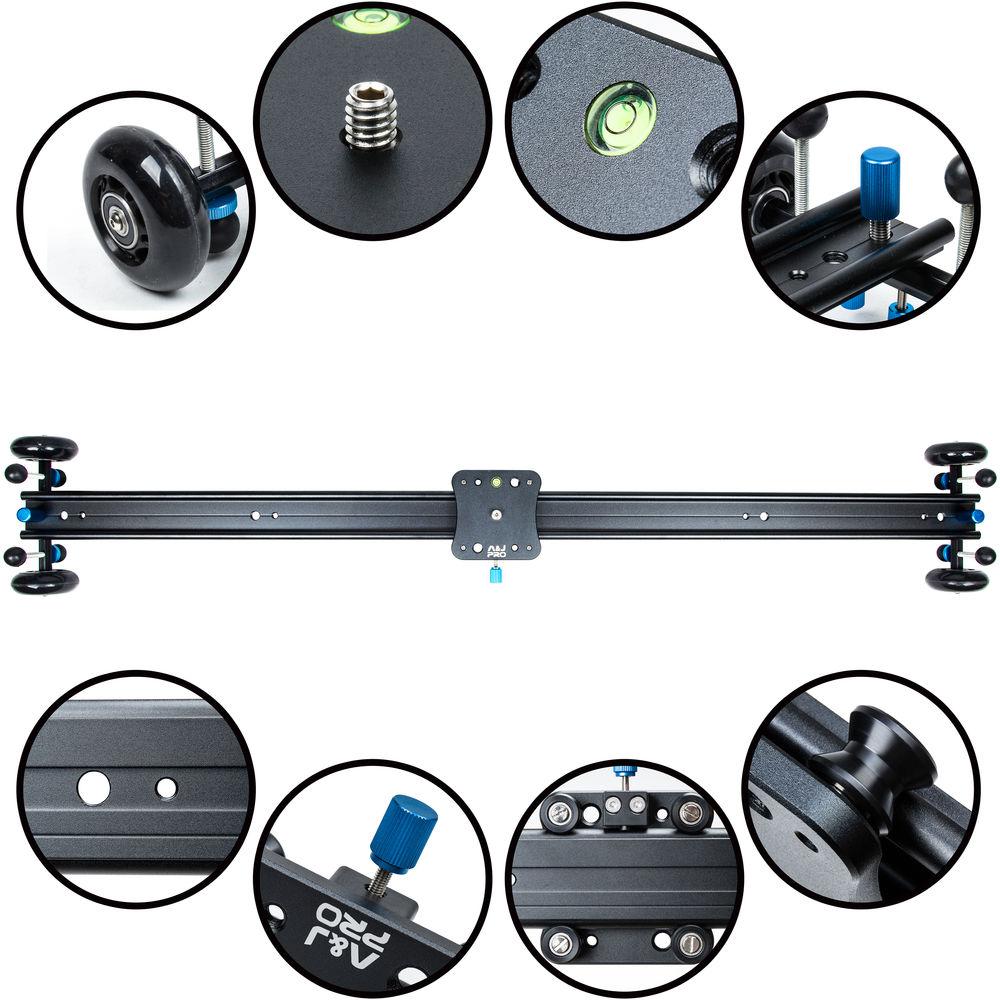 A&J PRO Moving Dolly Track Camera Slider